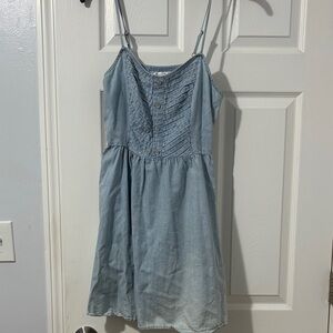 LC Lauren Conrad Light Blue Midi Dress